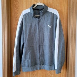Puma zip front warm up jacket